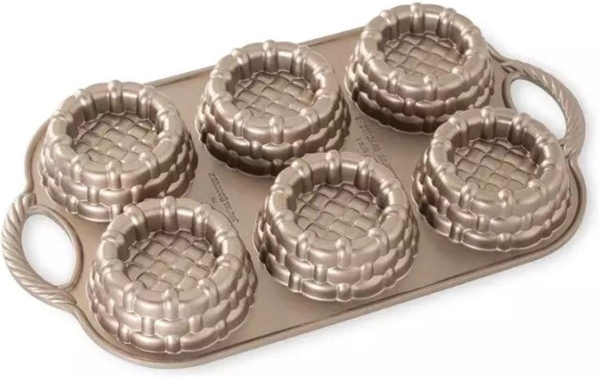 3D Bakvorm Mini Taartbodem van Hoogwaardig Aluminium - Ideaal voor Kleine Bakcreaties