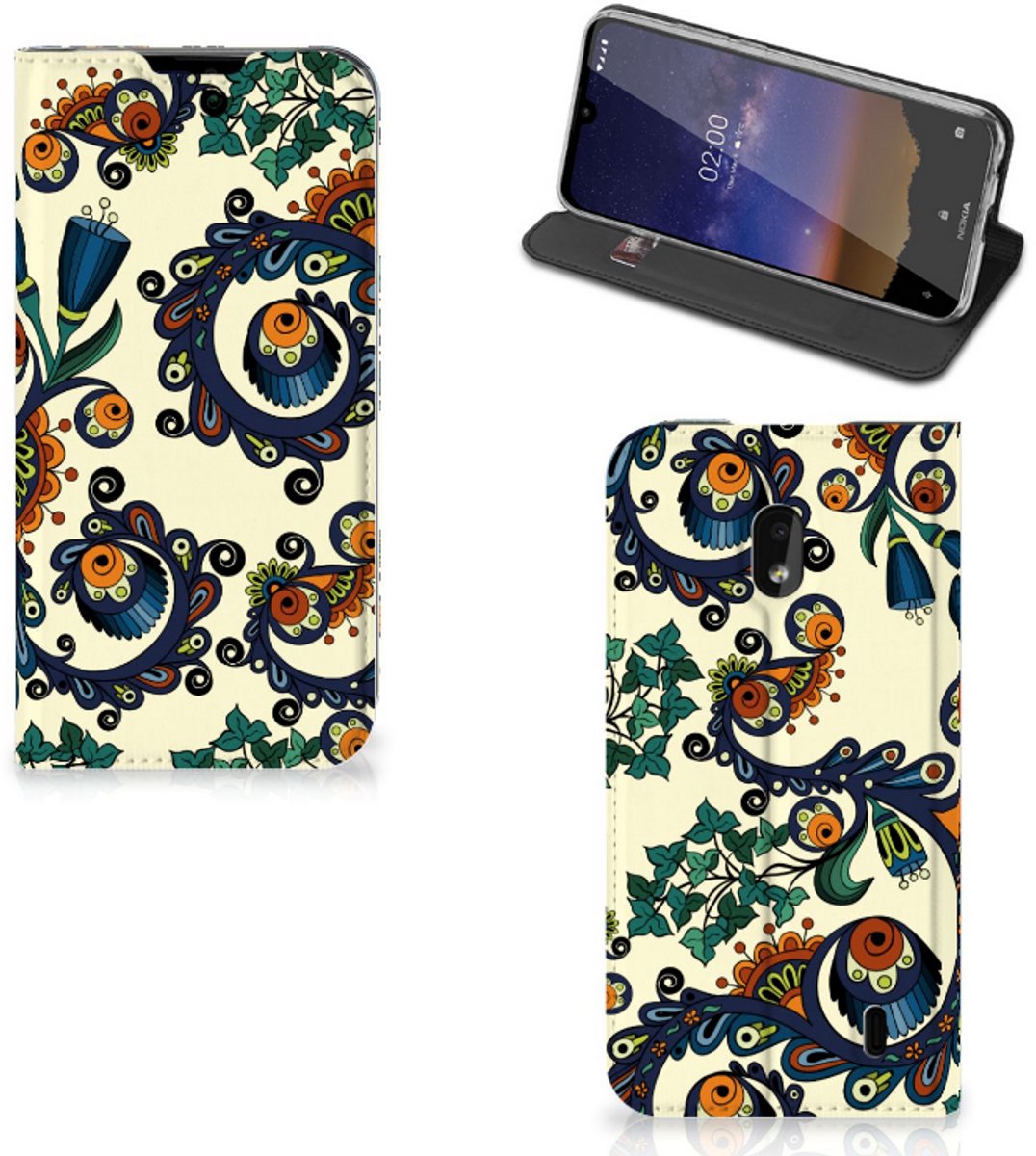 Telefoon Hoesje Nokia 2.2 Barok Flower