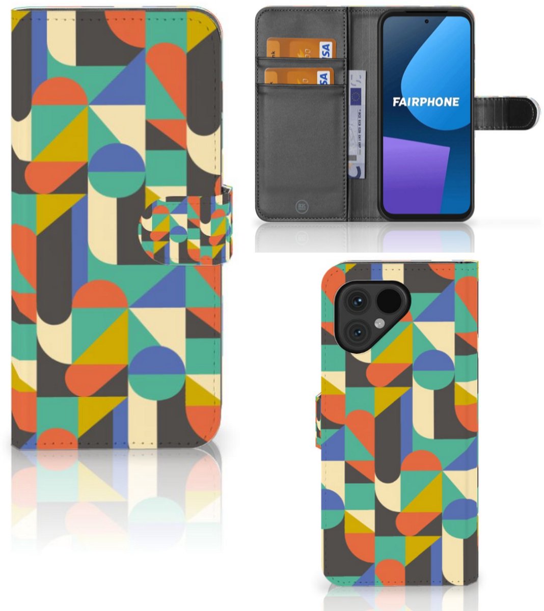 Fairphone 5 Telefoon Hoesje Funky Retro