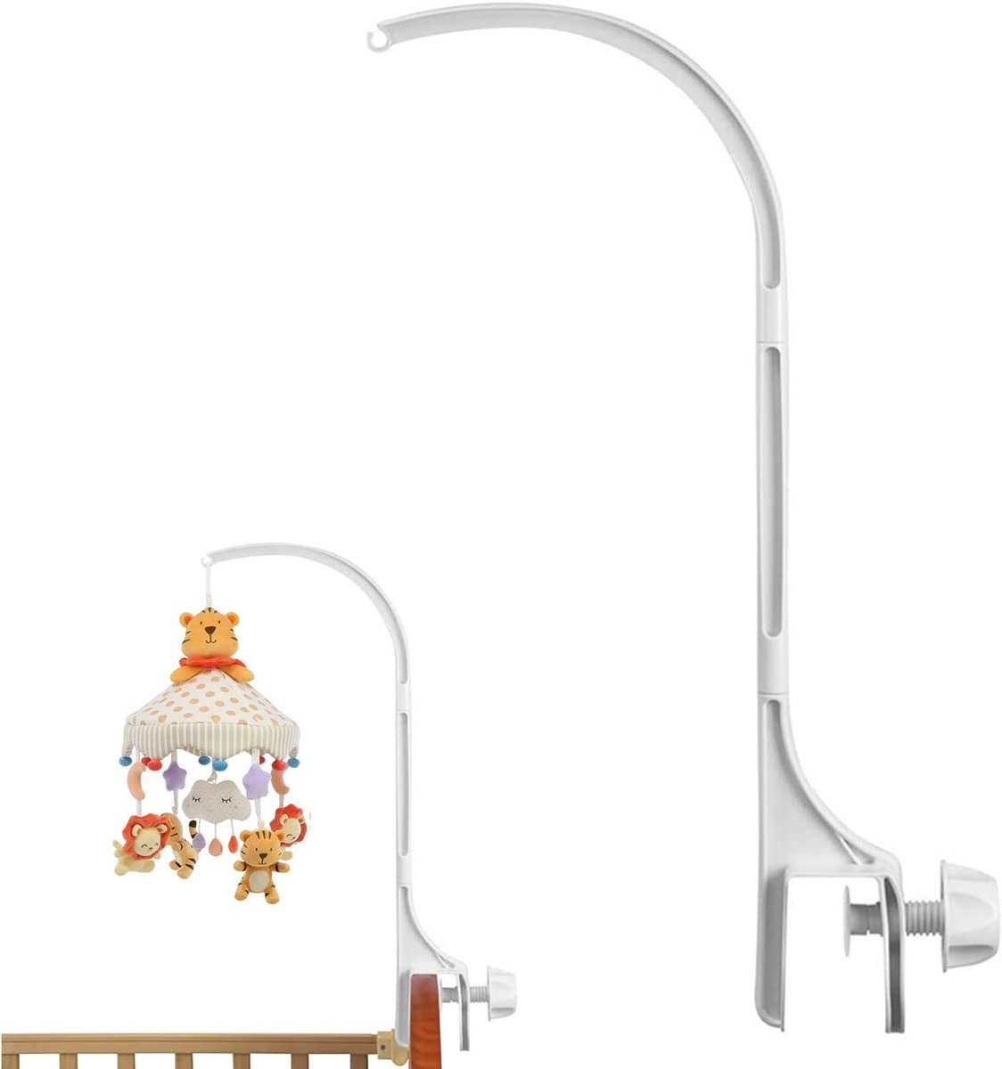24 Inch Baby Musical Crib Mobile - Bed Bell Holder for Newborns and Toddlers