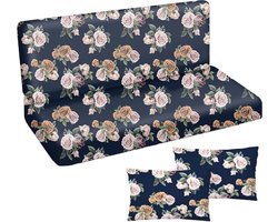 Waterproof Garden Swing Hammock Bench Cushion 150x50x50 for Outdoor Patio