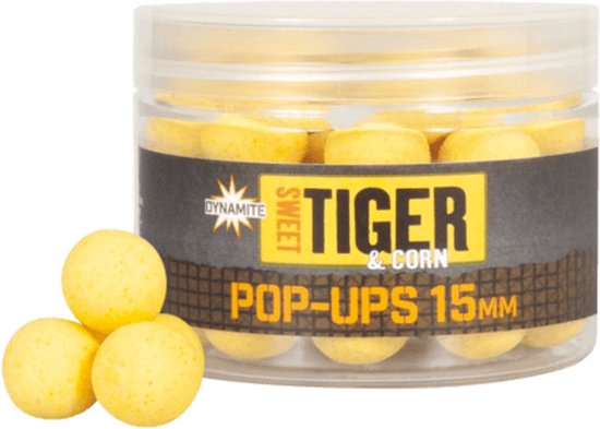 Dynamite Baits Sweet Tiger & Corn Pop-Ups 15mm van Dynamite Baits — afbeelding 2