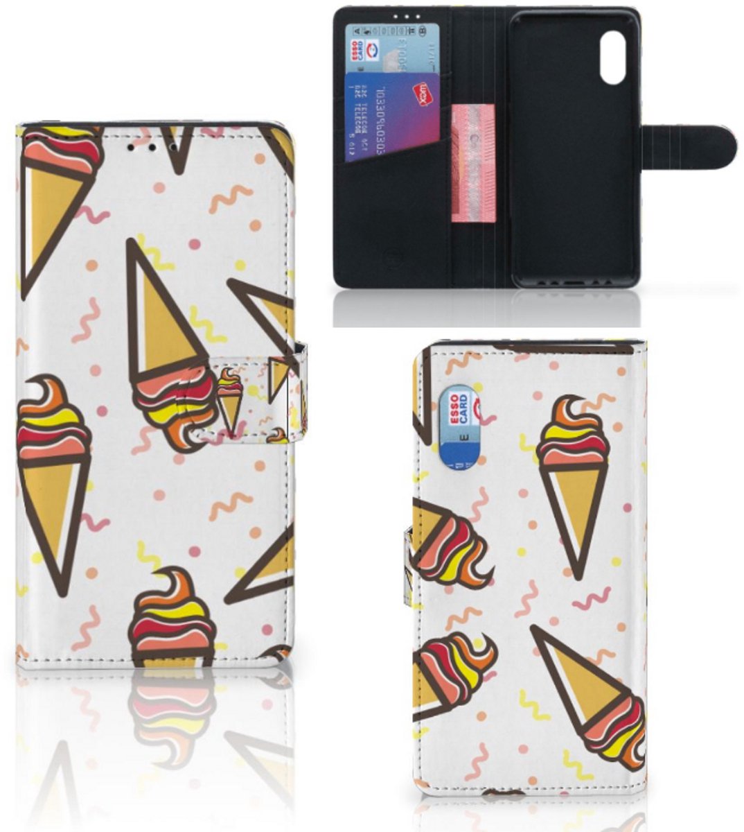 Samsung Xcover Pro Book Cover Icecream