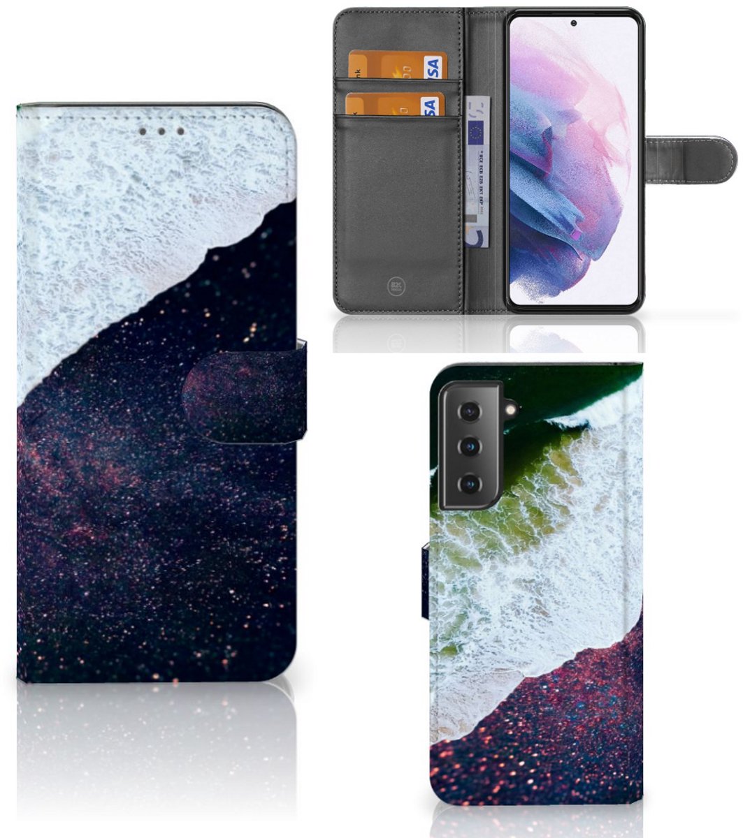 Samsung Galaxy S21 Plus Book Case Sea in Space