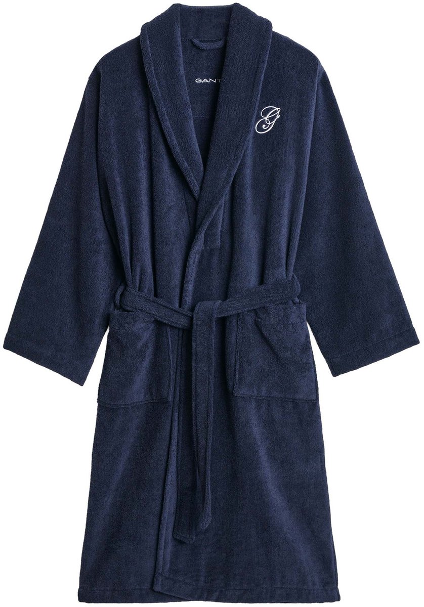 GANT Badjas EMBROIDERY ROBE Set van 1
