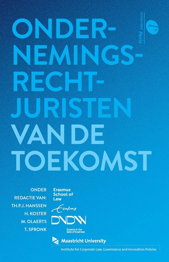 Ondernemingsrecht juristen van de toekomst - cover