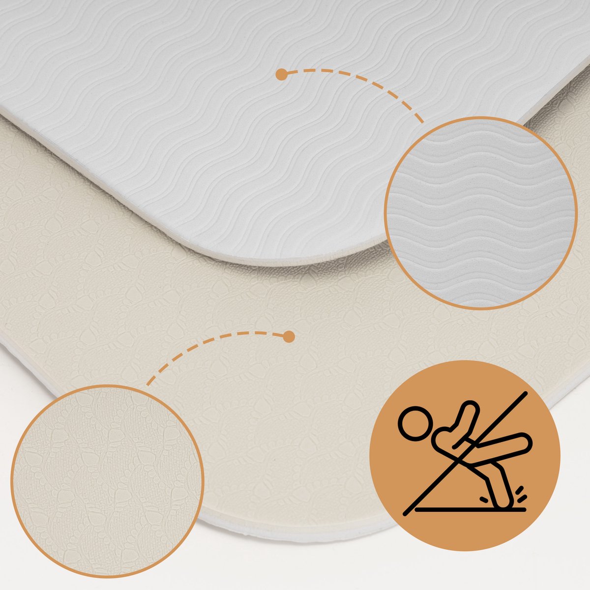 Springos Actiget Yogamat - Extra Dik - 183 x 61 x 0.6 CM thumbnail 5