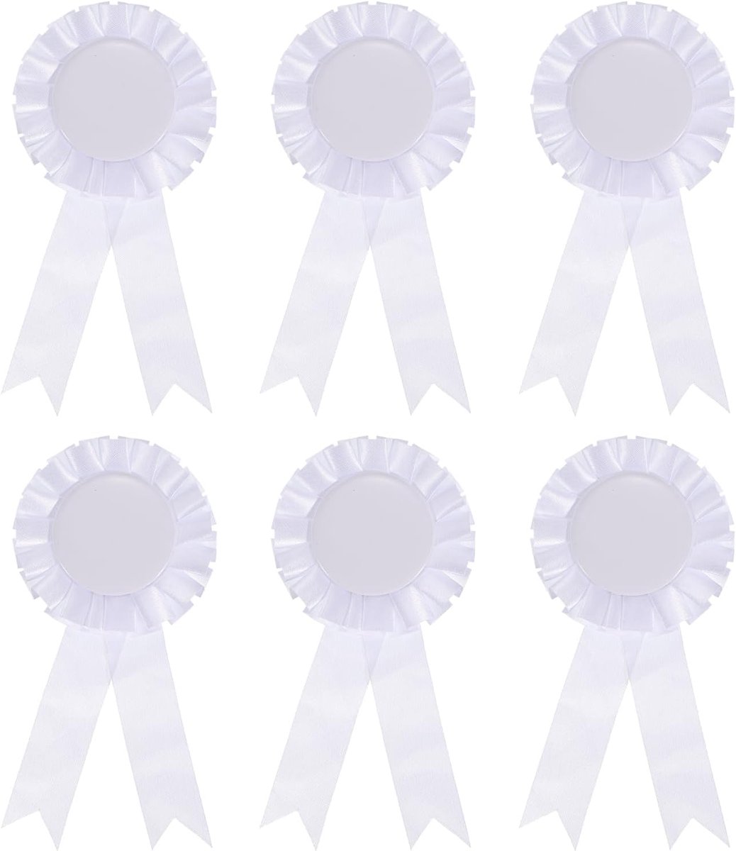 Blank Prize Ribbon - Honorable Prize Recognition - DIY Party Wedding Competition Sports