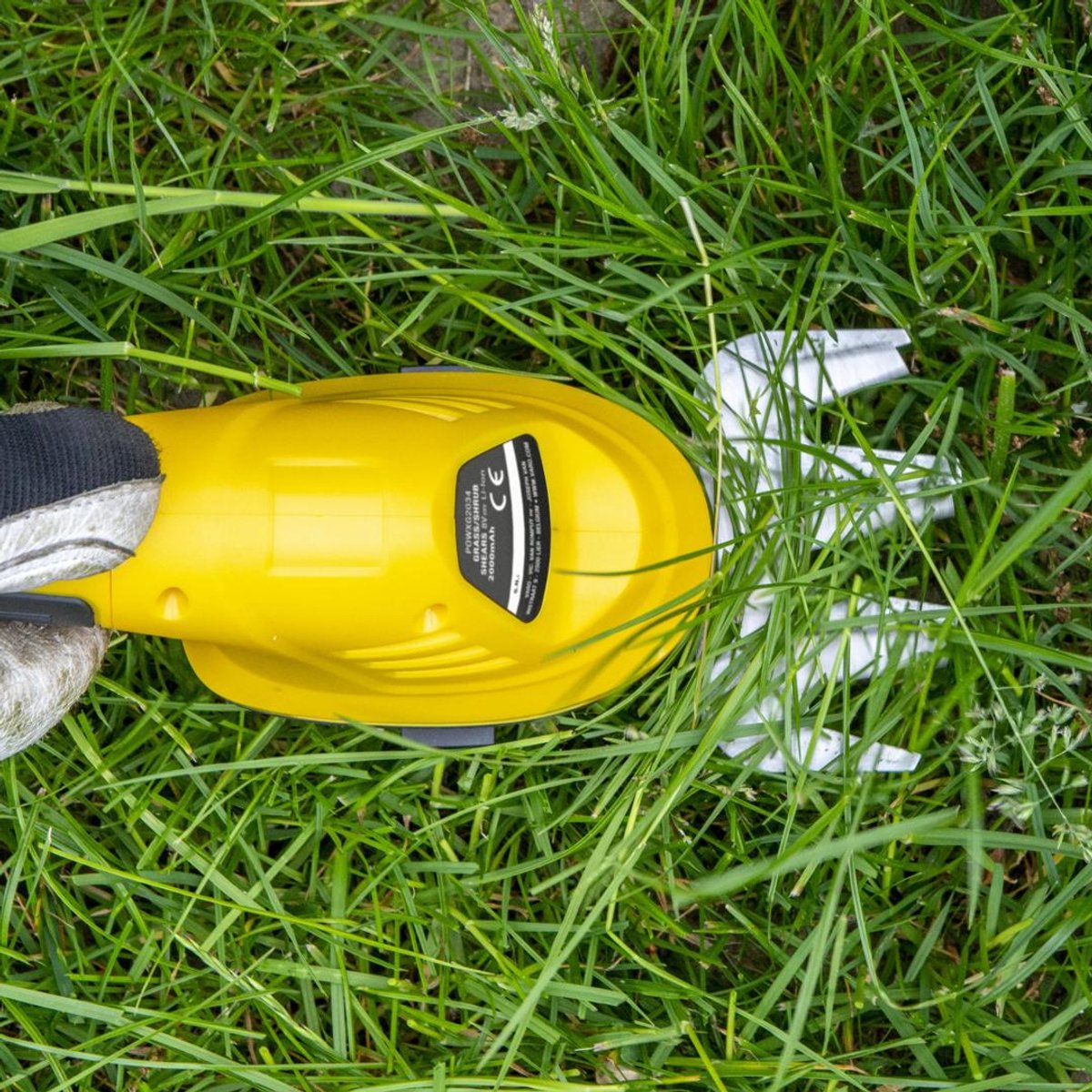 Powerplus POWXG2034: 2-in-1 accu-gras- en haagschaar, 8V thumbnail 2