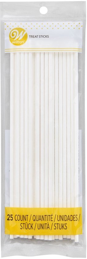 Wilton Lollystokjes - 25 Stuks - 20 cm - Cakepop Stokjes