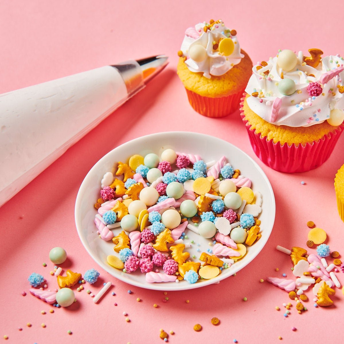 FunCakes 3D Sprinkle Medley - Be a Unicorn - 70g - Eetbare Taartdecoratie — cadeau in Kookcadeaus - foto 2