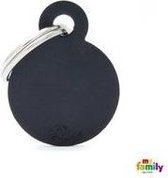 Myfamily Small Round Aluminum Black