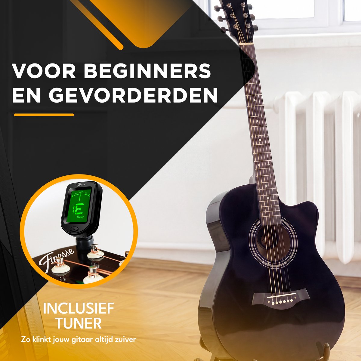 Finesse Akoestische Gitaar 40" Western thumbnail 2