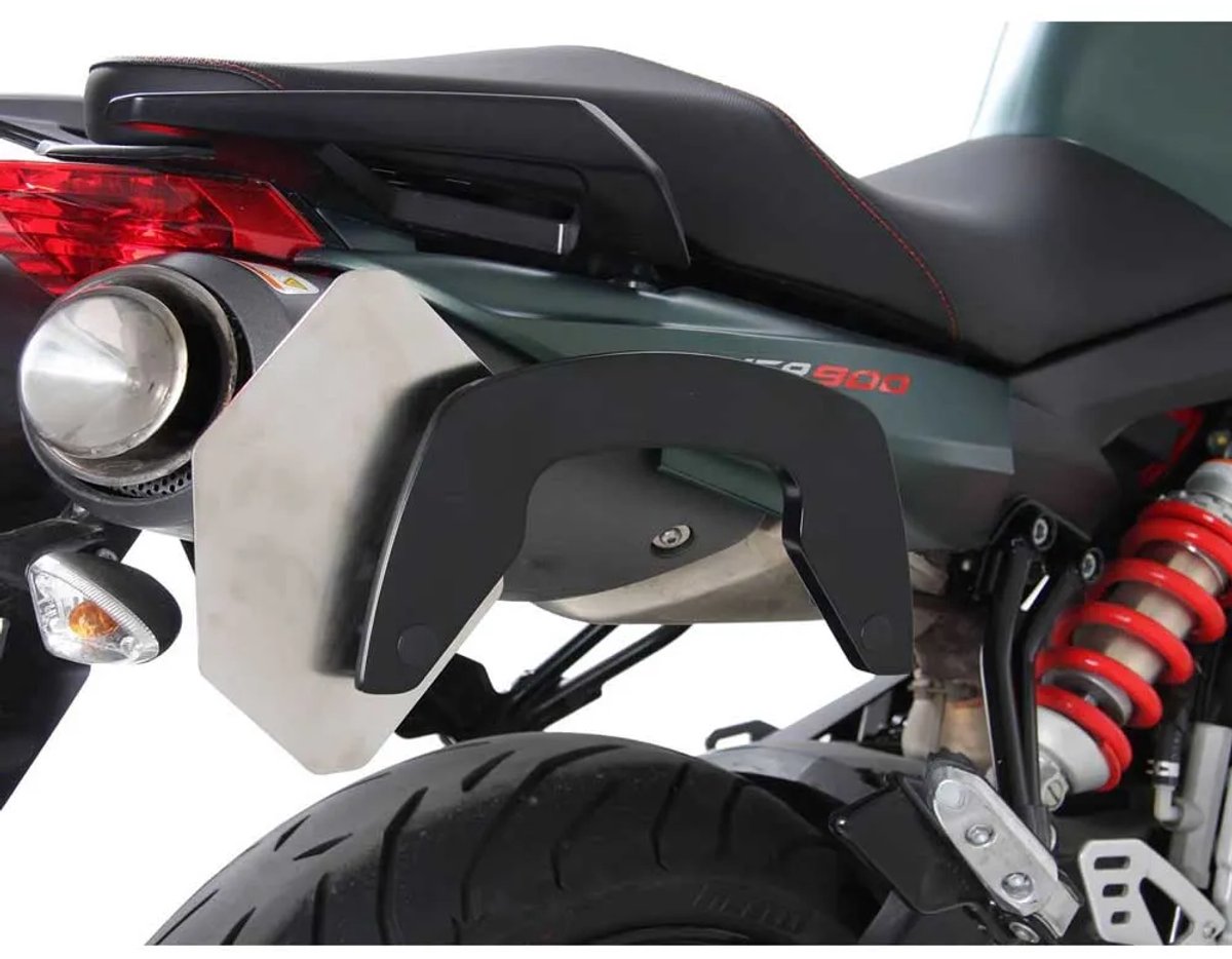 Hepco Becker C-bow Aprilia Shiver 900 Del 2017 Zadeltassen Montage Zilver