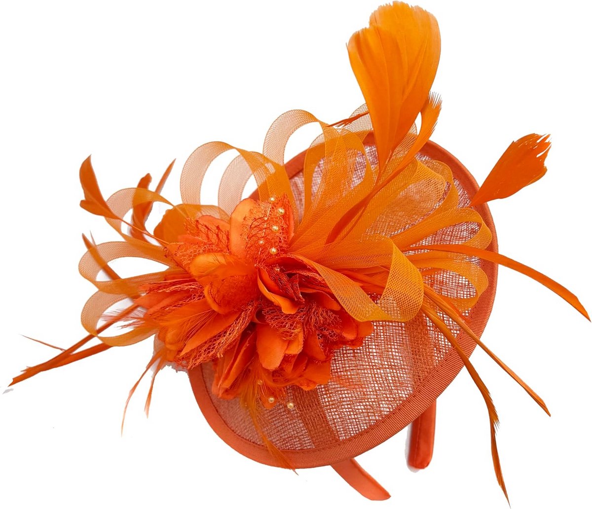 Elegante Schotel Fascinator Hoed voor Dames Bruiloft en Races