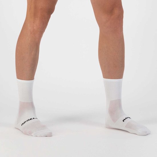 Rogelli Essential 2-pack Fietssokken - Heren - Wit - Maat 44-47 van Merkloos — afbeelding 2