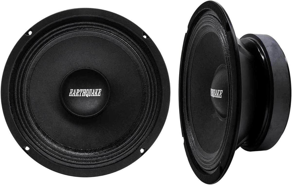 8 Inch Midbass Speaker 110W 8 Ohm met Gesloten Basket voor Hoge Kwaliteit Audio