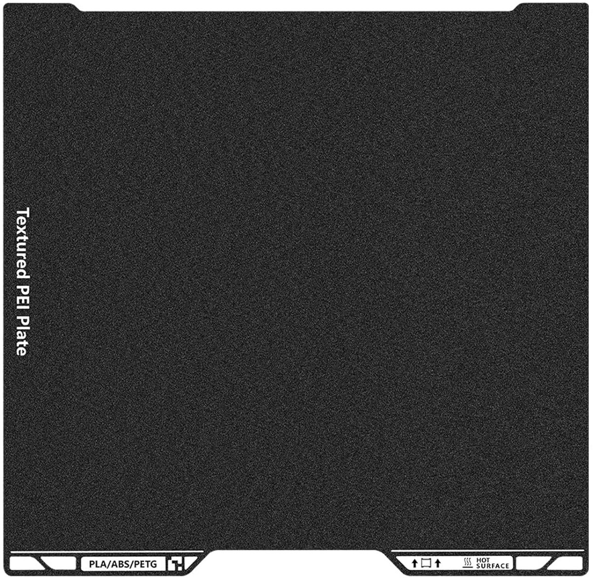 Dubbelzijdige Gestructureerde PEI Bouwplaat voor 3D Printer 355 x 346 mm