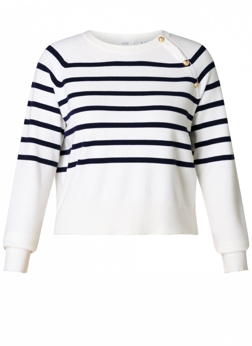 YEST Ibbie - Antique White/Navy - maat 44