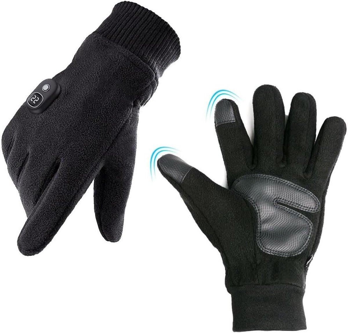 Waterdichte Oplaadbare Verwarmde Winterhandschoenen voor Mannen en Vrouwen - Thermisch - Handwarmer - Touchscreen - Werk - Warm - Elektrisch