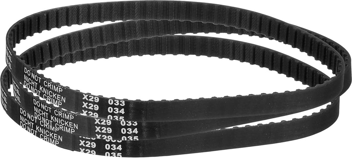 Distributieriem XL Tandriem voor 3D-Printer en Machines - 75 Tanden, 10mm Breed, Rubber