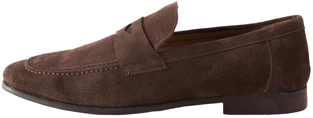 Next - Heren - Suède instapschoenen - Bruin