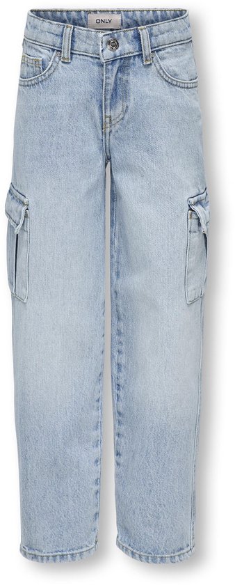 Kids ONLY Pantalons en jean d'été filles bleu - Coupe large - Kogharmony