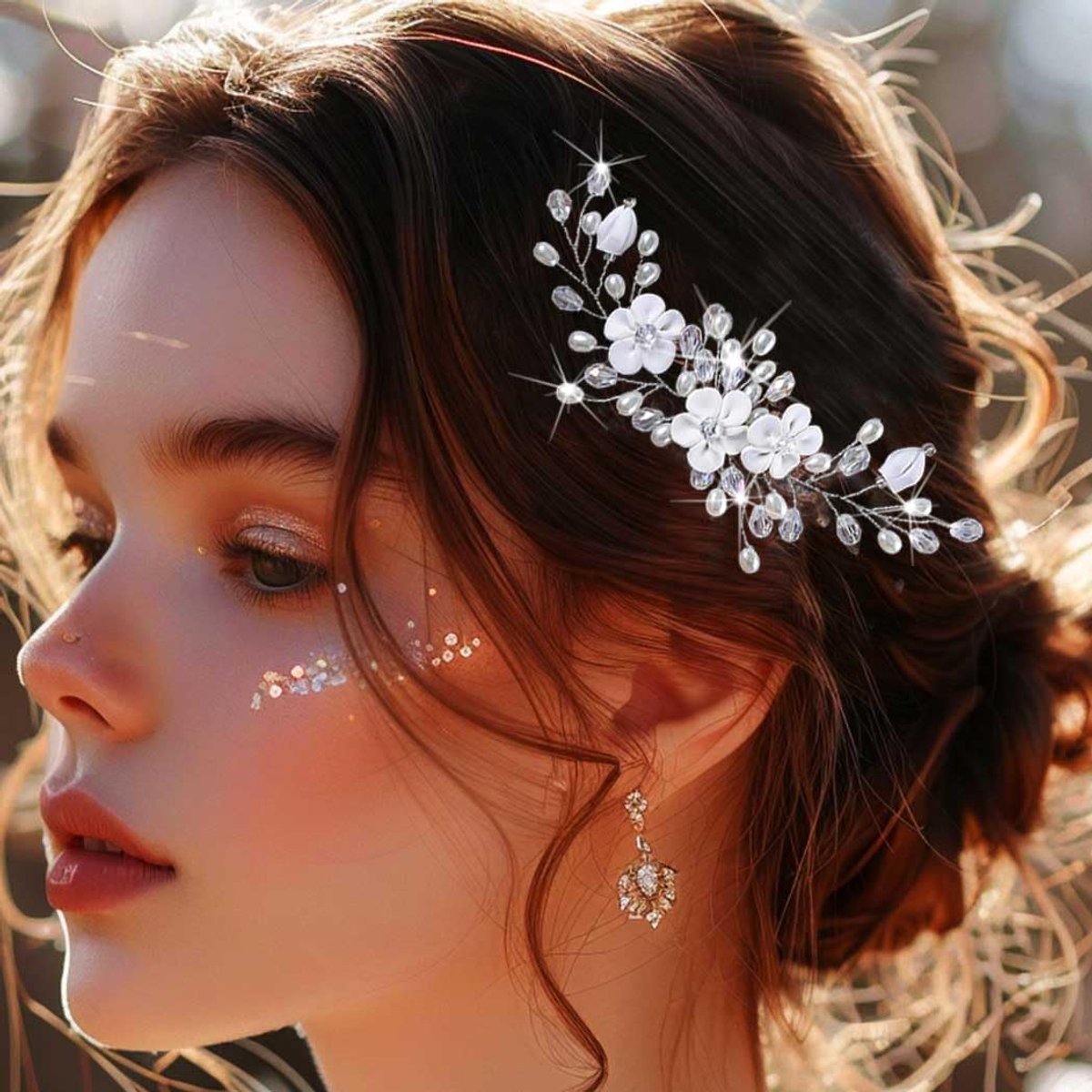 Bruidshaarspelden Zilver met Parels - Bruidsaccessoire voor Haar en Kapsels