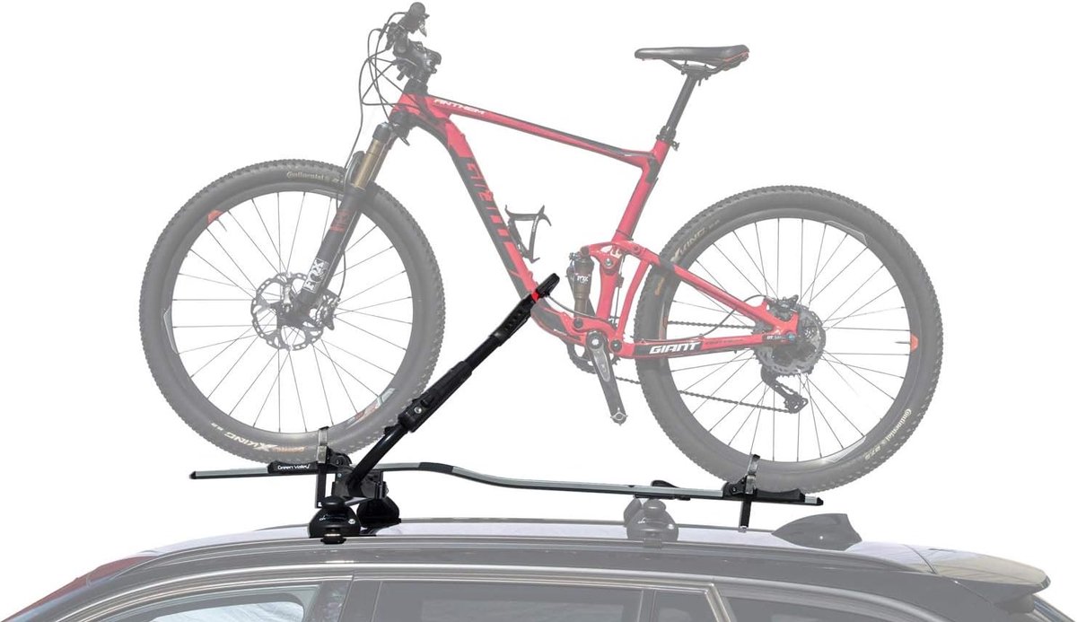 Aluminium Fietsendrager Dakhouder - Afsluitbaar en Universeel voor 1 Fiets
