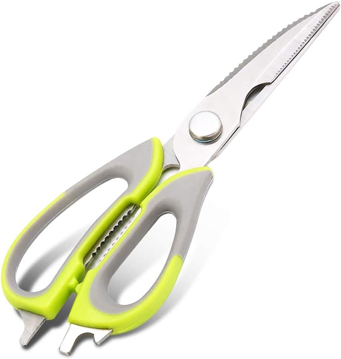Multifunctionele Keukenschaar RVS met Antislip Handvat en Veiligheidshoes