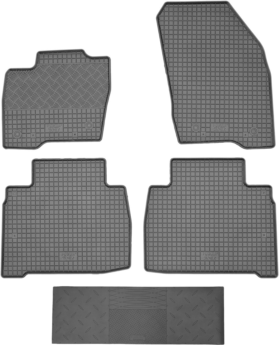 Rigum - Auto Vloermatten Set - Voor Ford S-Max II - Met Bescherming - Op Maat