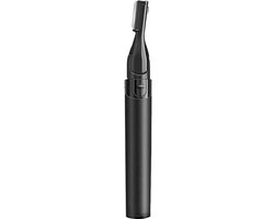 Elektrische wenkbrauwtrimmer - 1 stuk - Lichtgewicht en draagbaar - Draadloze wenkbrauwtrimmer - Multifunctionele elektrische wenkbrauwtrimmer - Mini scheerapparaat/epilator - Unisex - Zwart