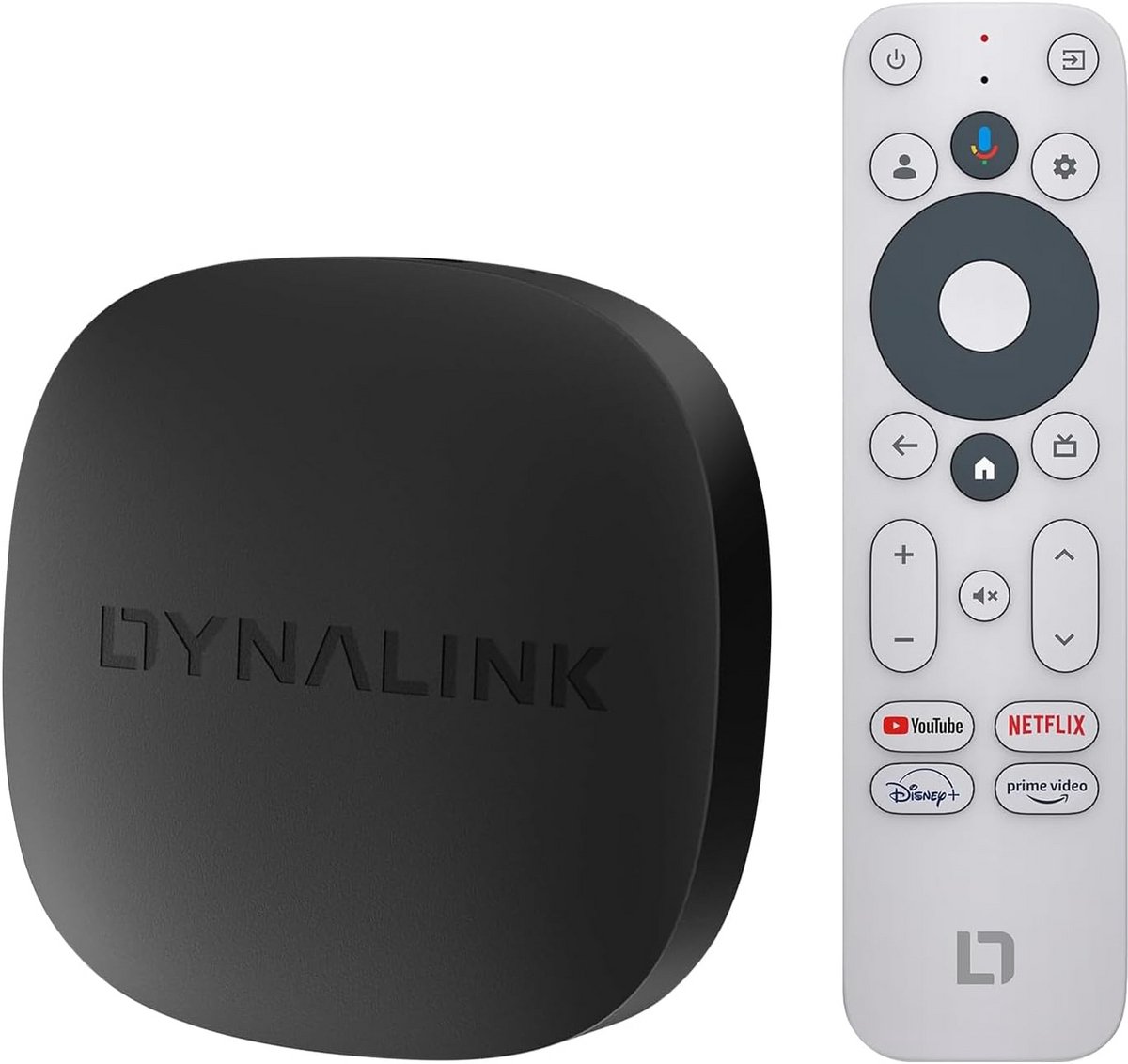 Smart Android TV Box met Google TV, 4K Netflix, Spraakbesturing en Dual-Band Wifi