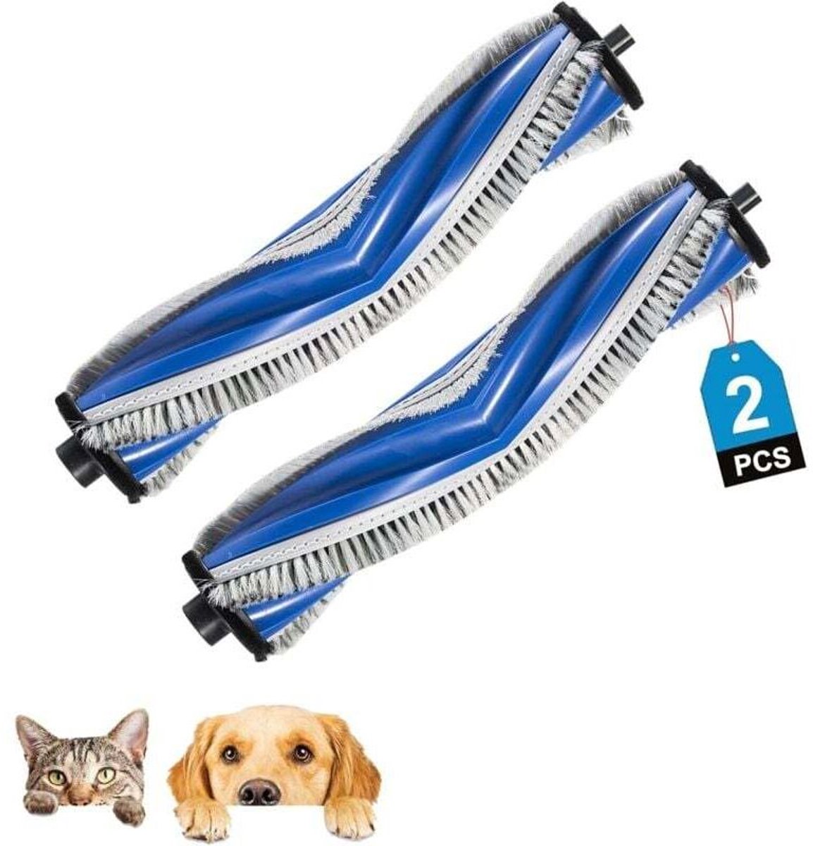 Set van 2 hoofdborstels, vervangende rolborstel, accessoires Geschikt voor de N20 Pro/T30S/T30S AI Care robotstofzuiger