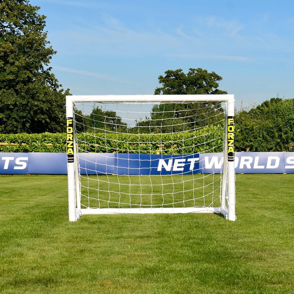 Voetbaldoel met Schietoefening Doelblad | Duurzaam PVC Voetbaldoel Trainingsaccessoire (Verschillende Maten)