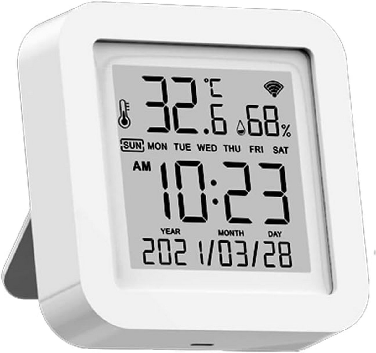 Slimme WiFi Thermometer Hygrometer met LCD-scherm en App-bediening