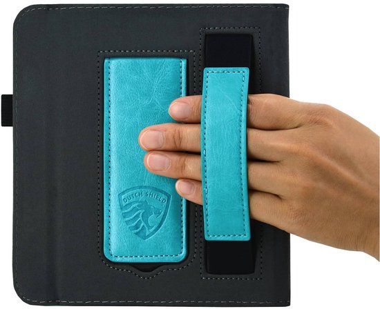 Hoesje Geschikt voor Tolino Vision 6 Sleepcover Luxe Hoes Turquoise van Hoesje  — afbeelding 4