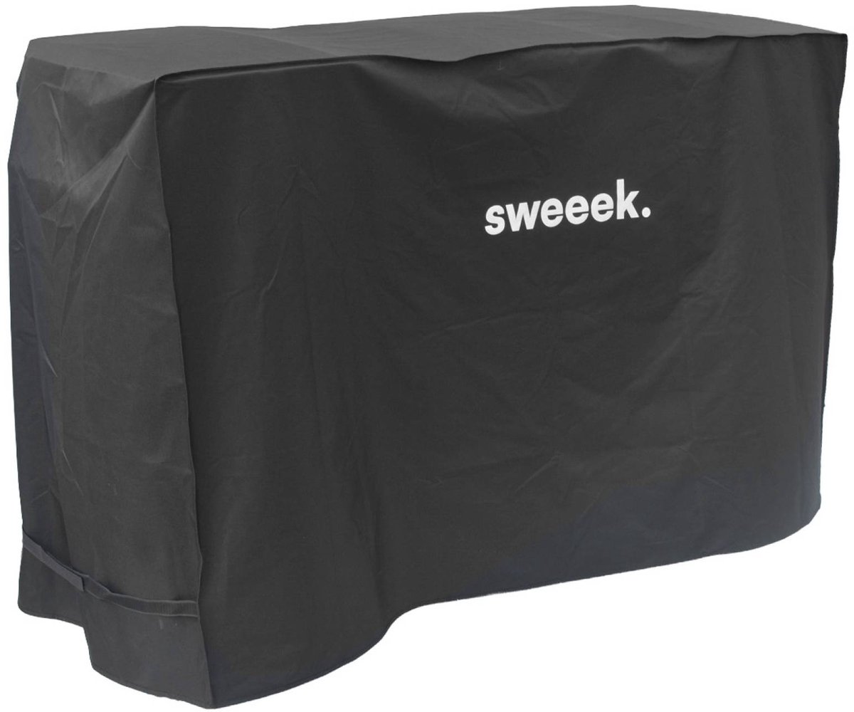 sweeek - Universele zwarte beschermhoes voor barbecue - maat l