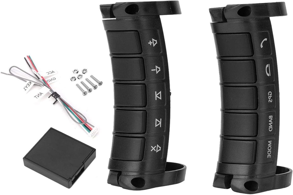Stuurwiel Knop Draadloze Afstandsbediening voor Auto DVD Navigatie - Universele Controller met Extra Functionaliteiten