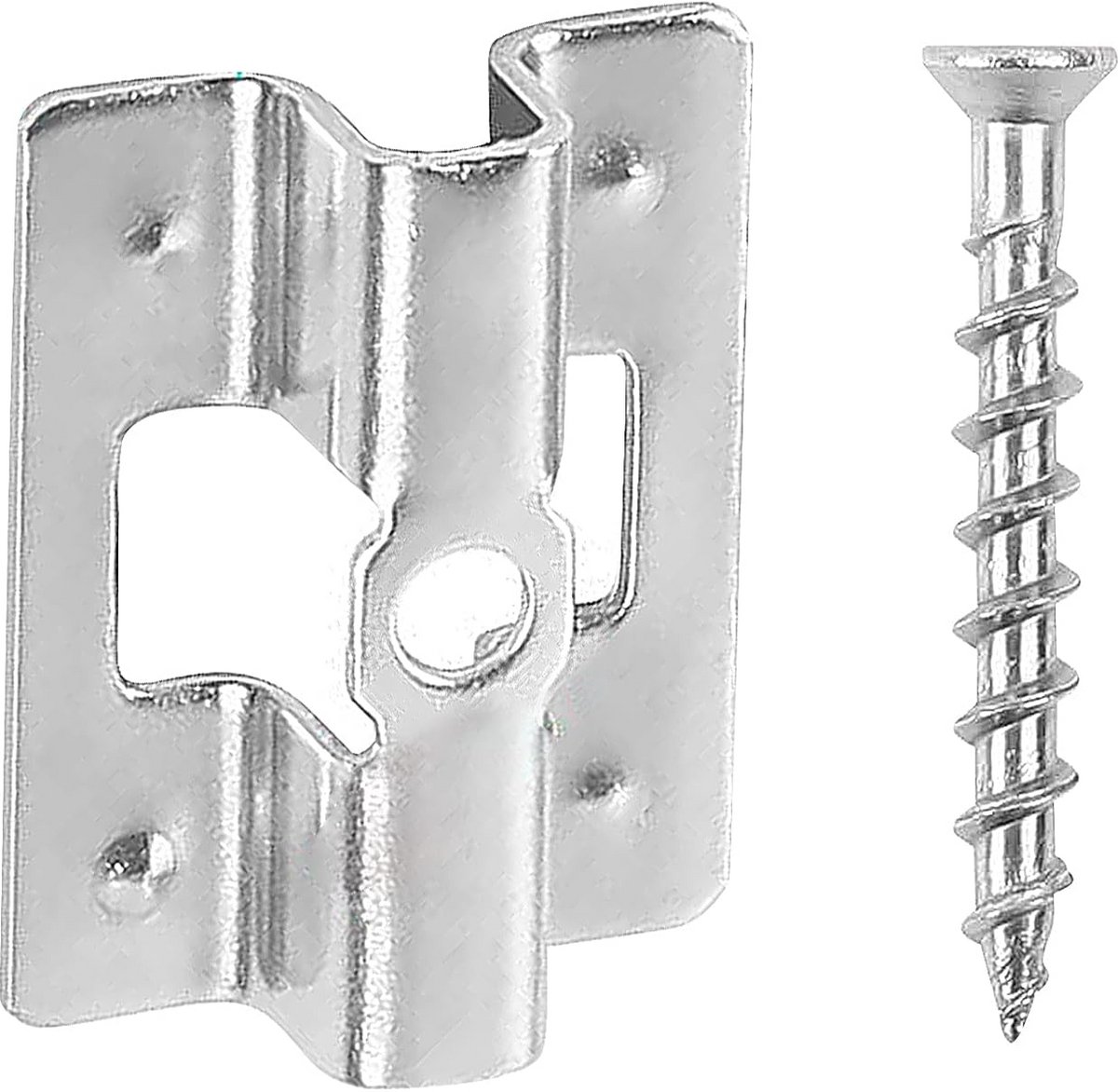 Terrasclips - Bevestigingsclips - Terras Bouwen - Roestvrij Staal - 100 Stuks - Zilver