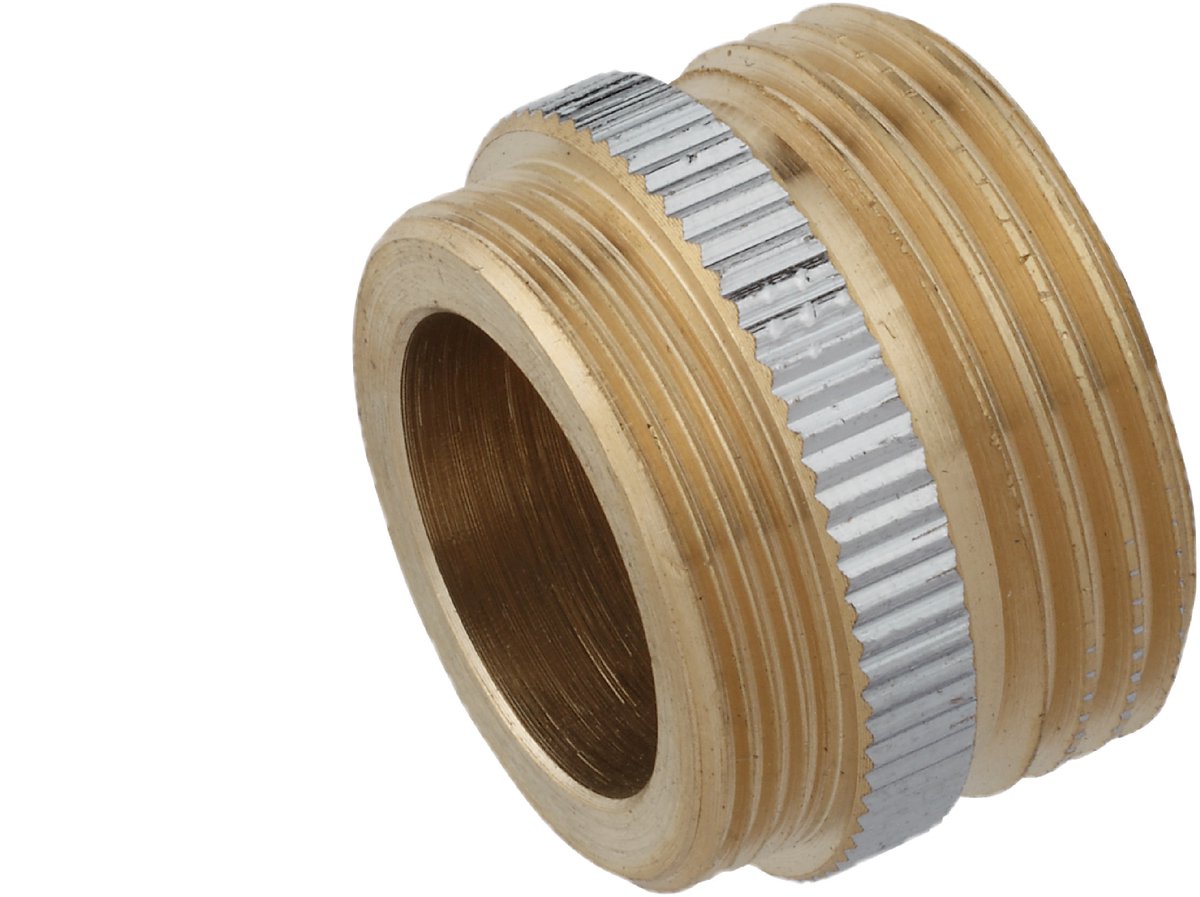 KIRCHHOFF MS Overgangsstuk - Chroom - 3/4"BU x M24AG