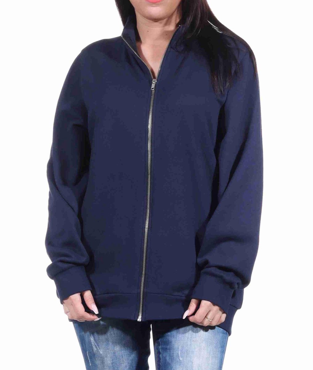 Normann Dames jack voor vrijetijdspak, sportpak of joggingpak navy