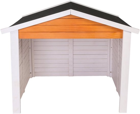 Robotor Grasmaaier Garage Houten Carport met Zadeldak 87x80x70 cm — afbeelding 5