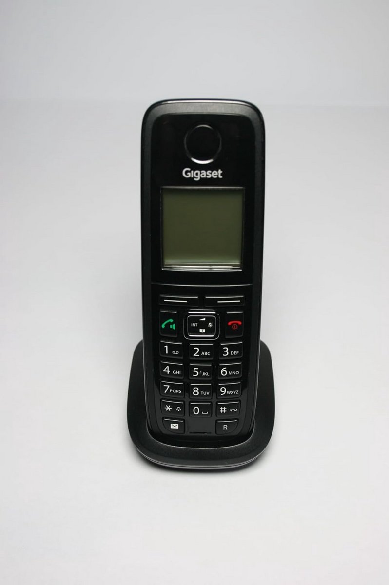 Extra Draadloze Telefoon Hoorn Zwart - Uitbreiding voor DECT Telefoonsysteem
