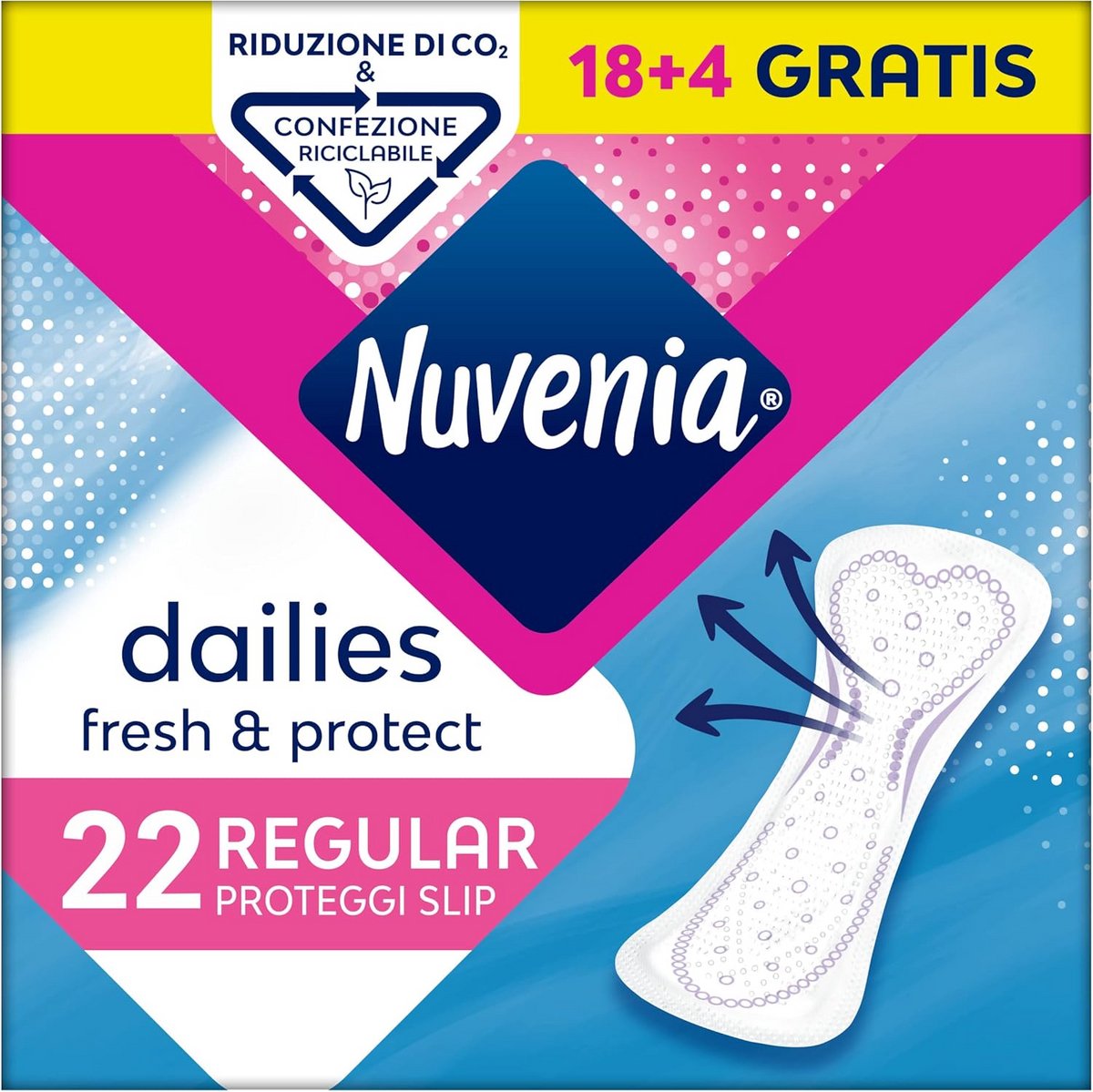 Anatomisch Vormgegeven Inlegkruisjes CurveFit - 22 Stuks - Ademend en Comfortabel