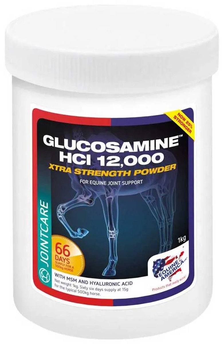 Equine-america Glucosamine HCI 12,000 1 kg | Supplementen paard