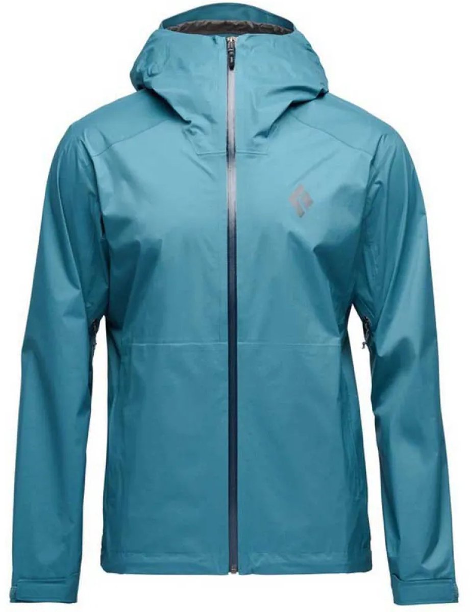 Diamond Fineline Stretch Shell Jas Man Blauw