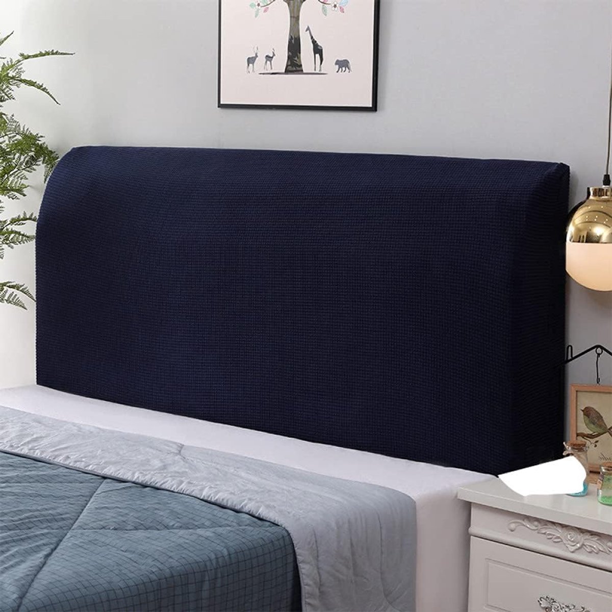 Hoofdbordhoes Bed - Hoofdbeschermer - Slaapkamer Decoratie - Verdikte Stretch Stof - 180cm