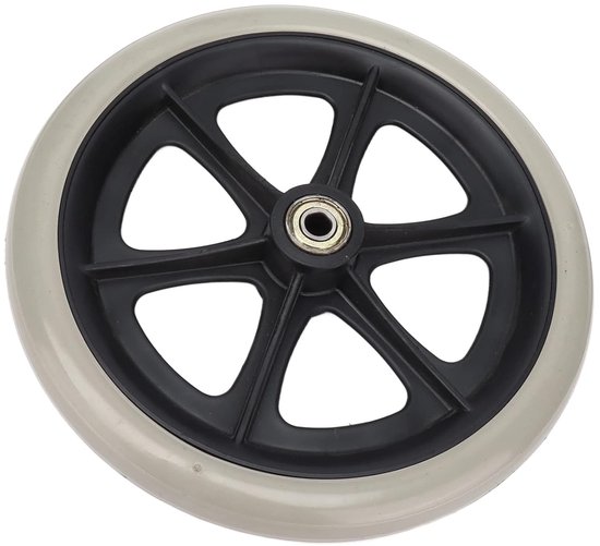 Rolstoelwiel - Loopwiel - Vlot Verplaatsen - Duurzaam PU Materiaal - 20 cm Diameter — afbeelding 2