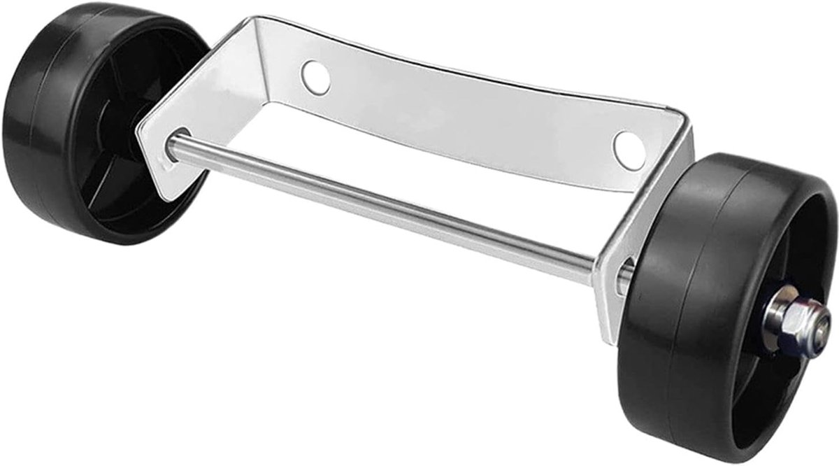 Mobiele Wielen - Reserveonderdelen - Terrasverwarming Verplaatsen - Roestvrijstalen Beugel - 19.8 cm Lengte - Zilver